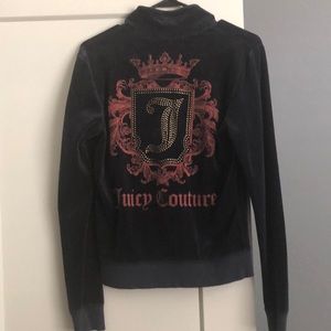 Juicy couture navy and pink jacket large